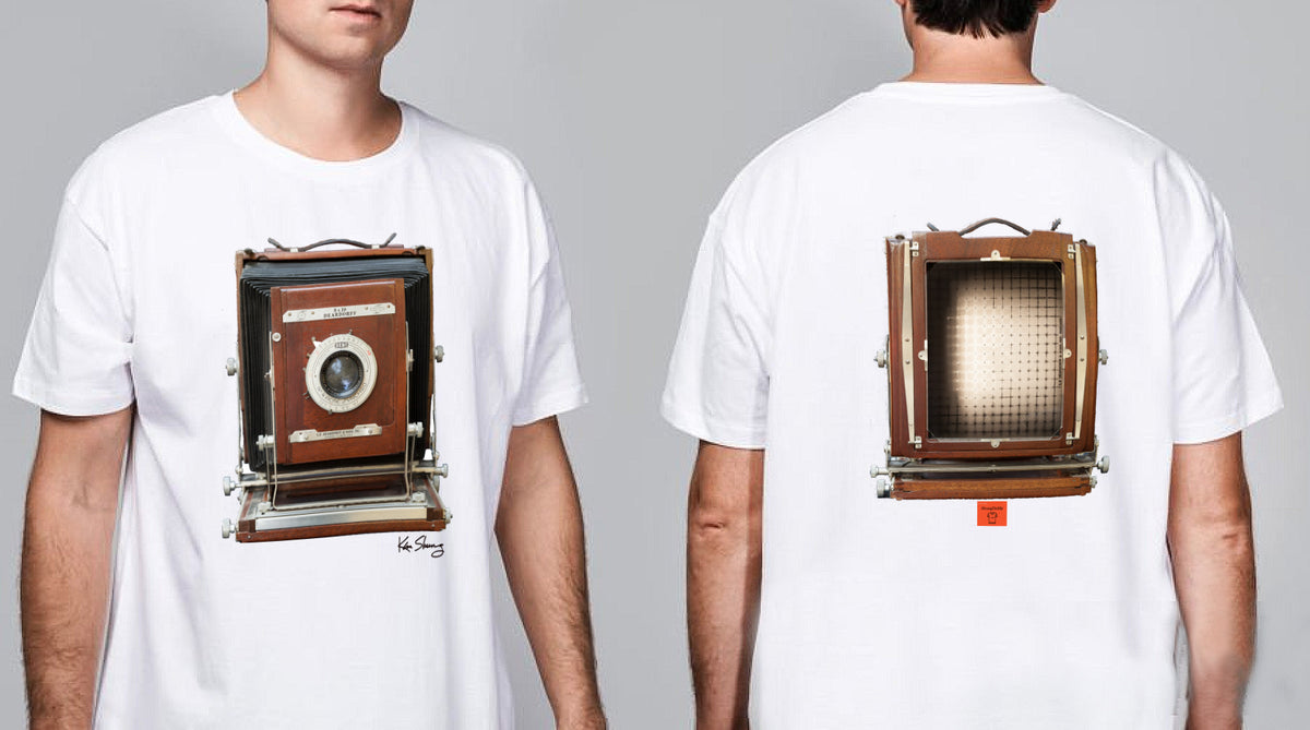 The Deardorf 8x10 Camera Tee and Hoodie